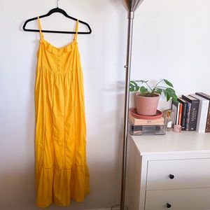 Sunny Marigold Yellow Maeve Maxi Dress (Never Worn)